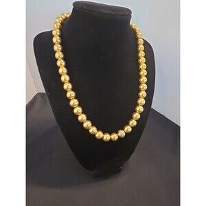 Beautiful Vintage Napier Goldtone Faux Pearl Necklace 18" Elegant Bridal Classy